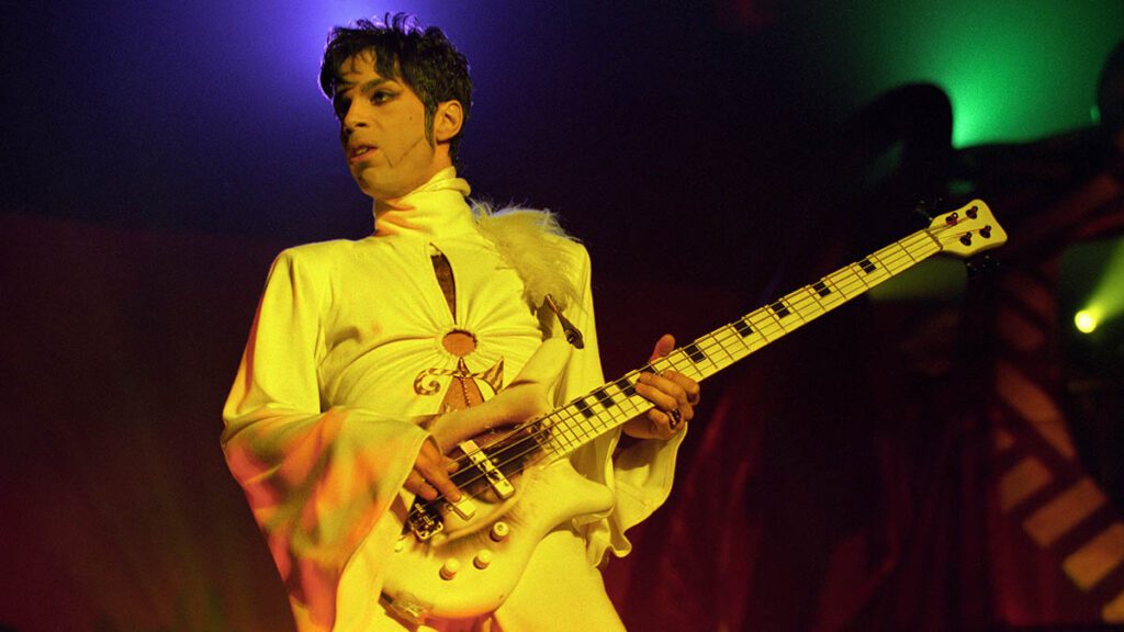 Prince playing bass on most of his best songs