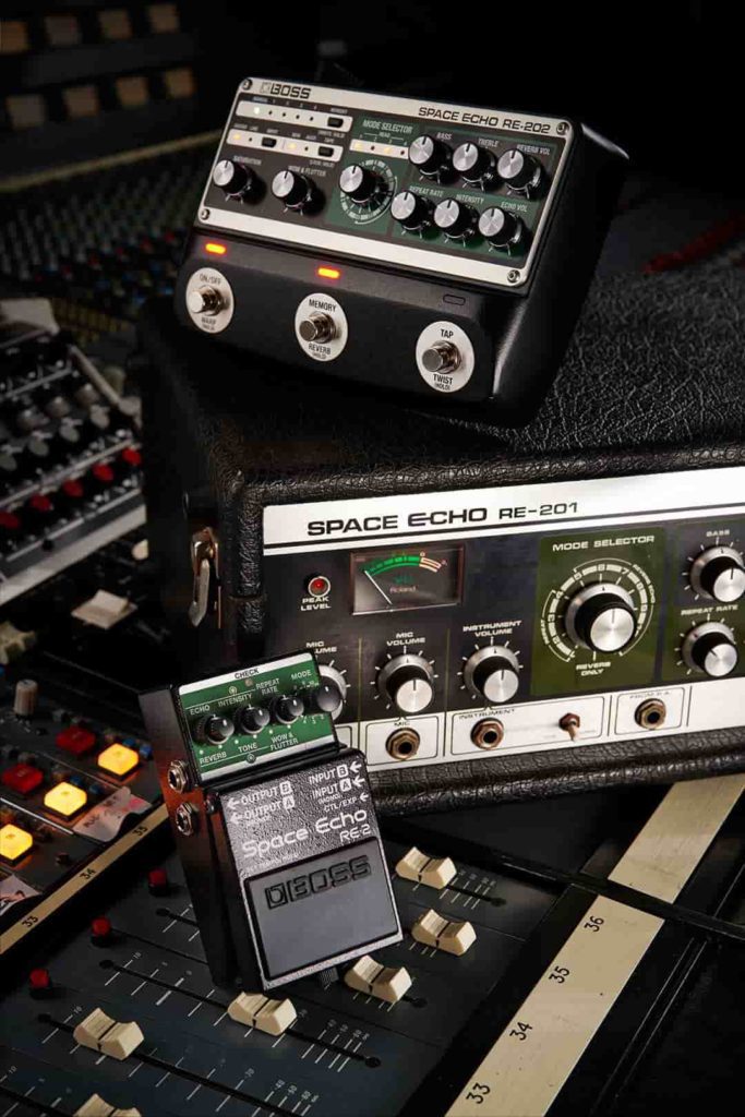 BOSS Unveils RE-202 and RE-2 Space Echo Pedals - Insta of Bass