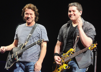 Wolfgang Van Halen With Eddie Van Halen