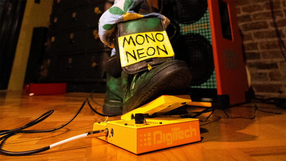 MonoNeon Digitech pedal at NAMM 2025