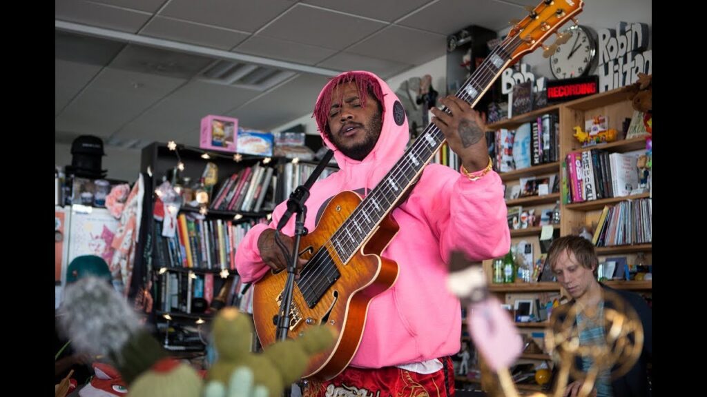 Thundercat performing on NPR Tiny Desk