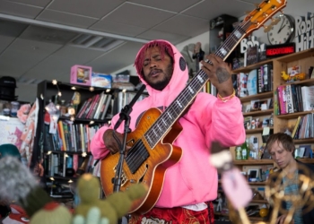 Thundercat performing on NPR Tiny Desk