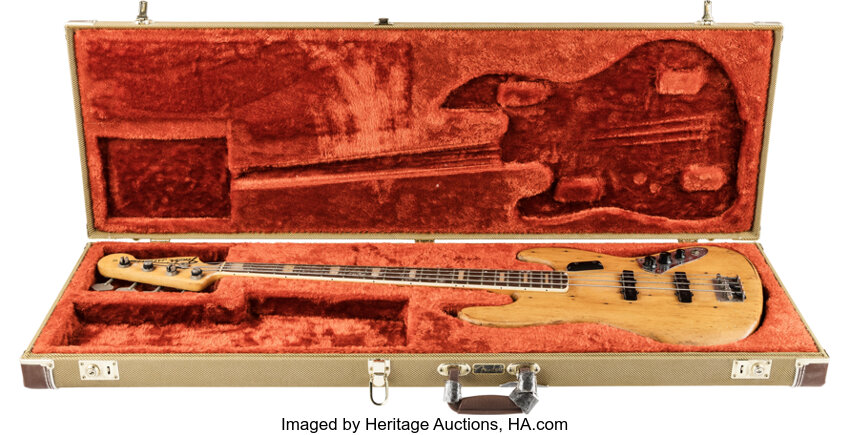 The same jazz bass in it's case