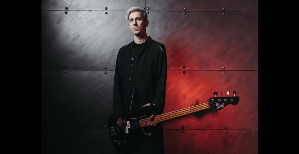 Stu Brooks on bass for Nine Inch Nails